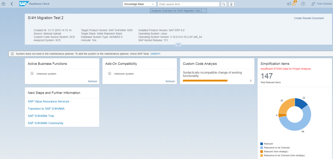 S4HANA Migrationscockpit